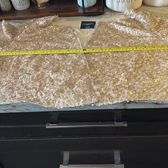 Sequin Beige Jacket - Picture 6 of 6